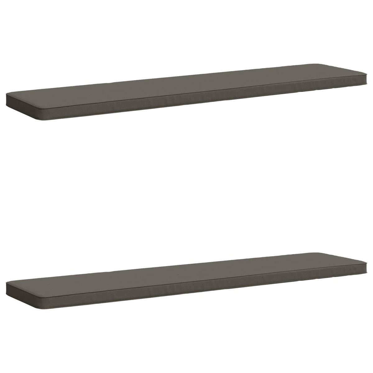 2-delige Bankkussens VUGHT 2 st 100% Polyester Grijs
