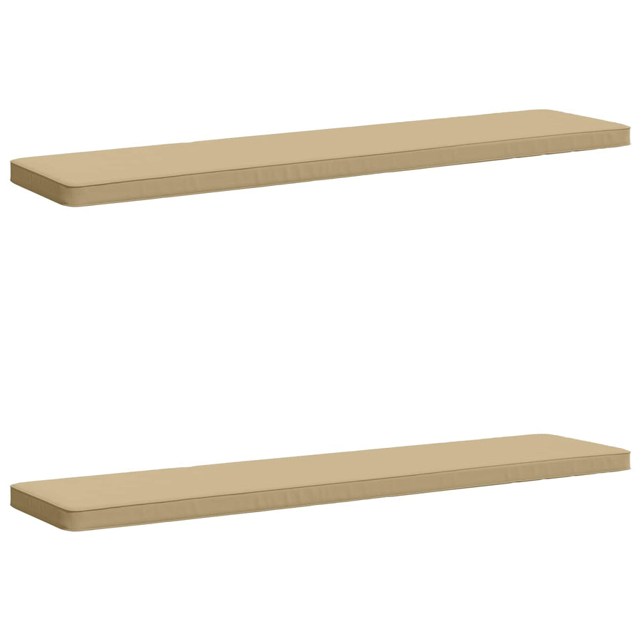 2-delige Bankkussens VUGHT 2 st 100% Polyester Beige