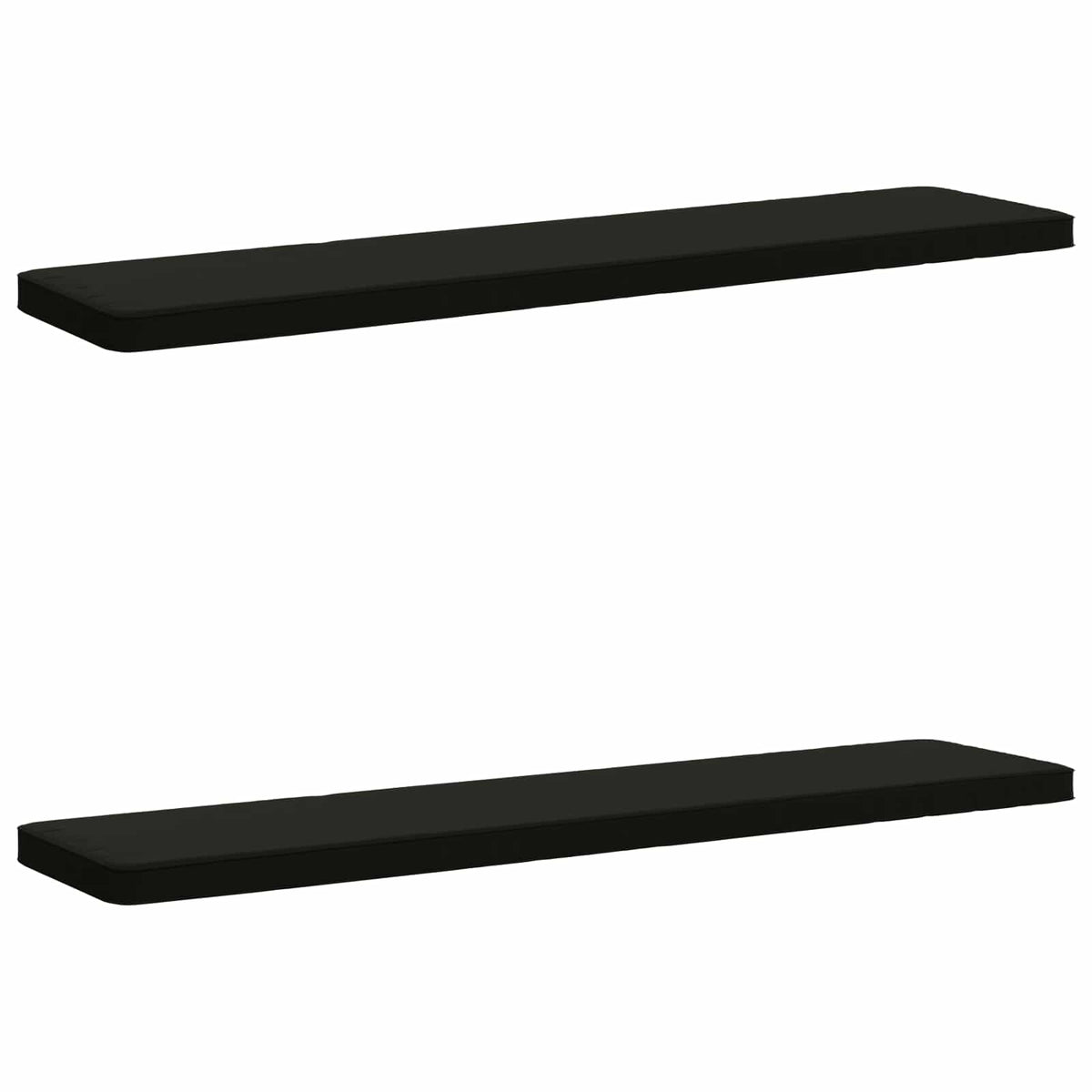 2-delige Bankkussens VUGHT 2 st 100% Polyester Zwart
