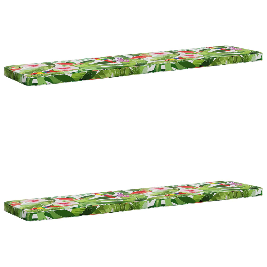 2-delige Bankkussens VUGHT 2 st 100% Polyester Meerkleurig