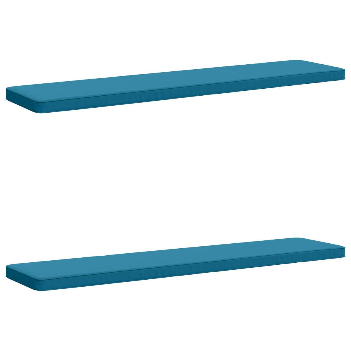 2-delige Bankkussens VUGHT 2 st 100% Polyester Lichtblauw