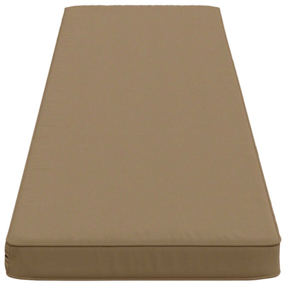 1-delig Bankkussen VUGHT 100% Polyester Taupe 200 x 40 x 5 cm