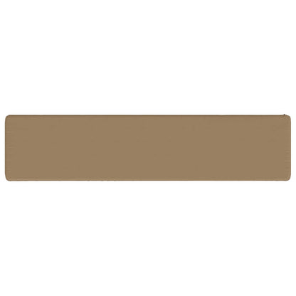 1-delig Bankkussen VUGHT 100% Polyester Taupe 200 x 40 x 5 cm