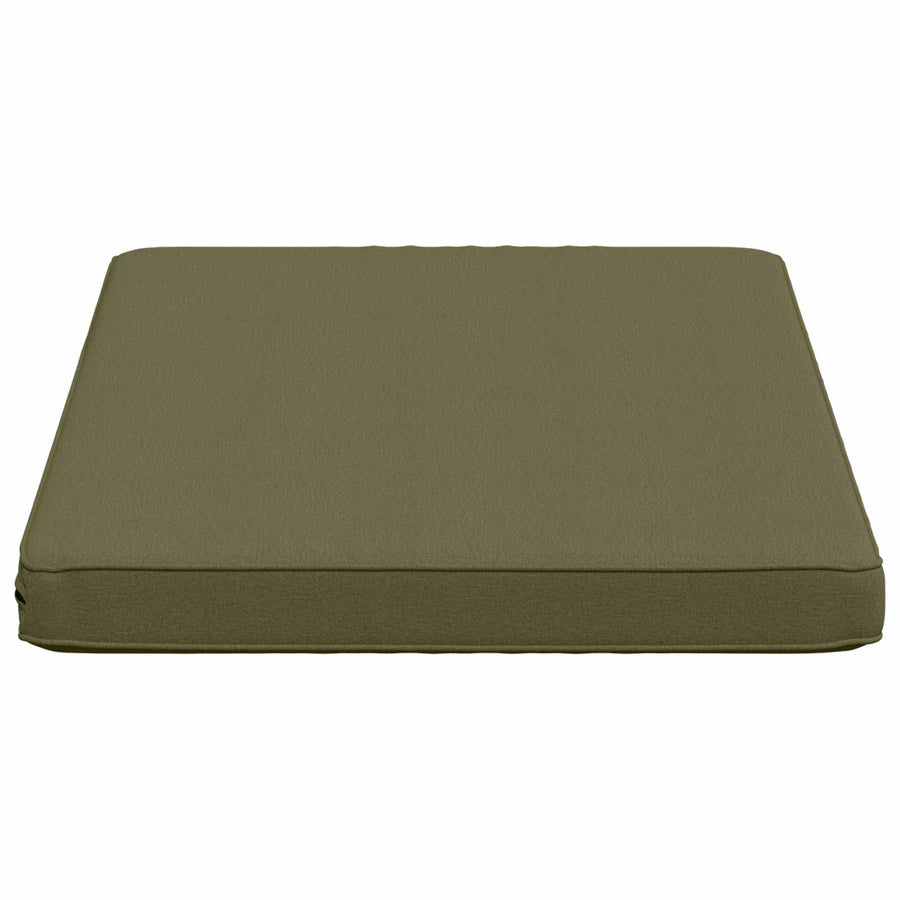 2-delige Bankkussens VUGHT 2 st 100% Polyester Olijfgroen