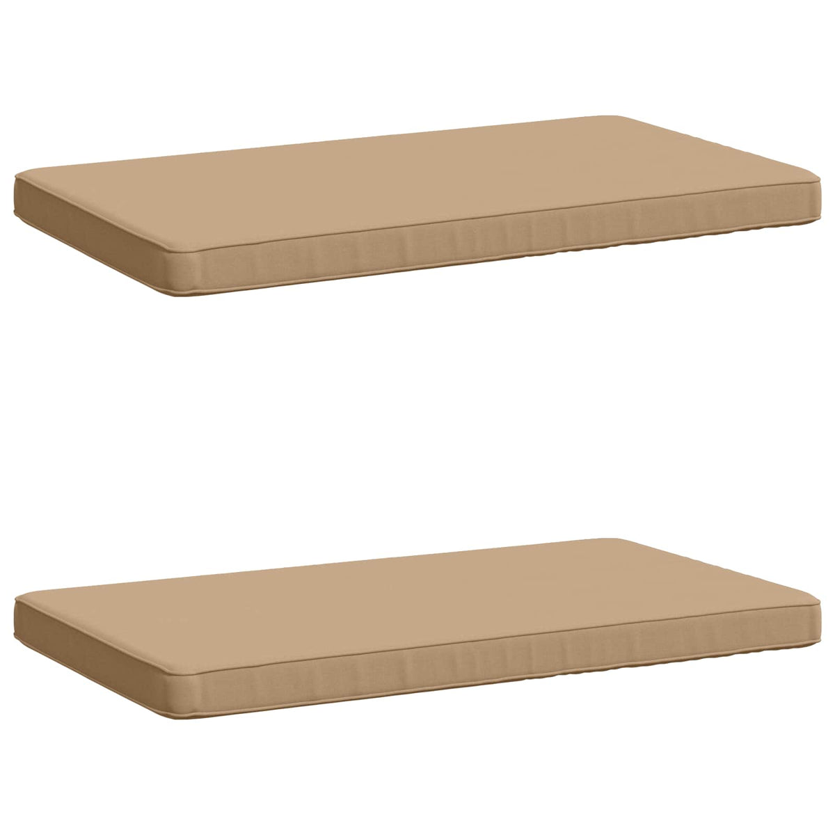 2-delige Bankkussens VUGHT 2 st 100% Polyester Zand