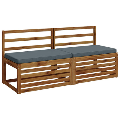 2-delige Bankkussens VUGHT 2 st 100% Polyester Blauw