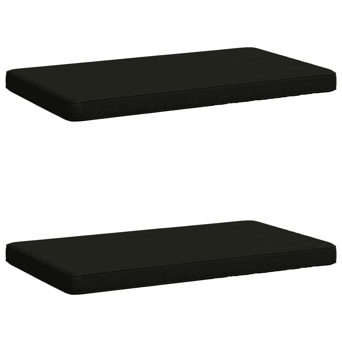 2-delige Bankkussens VUGHT 2 st 100% Polyester Zwart
