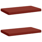 Bankkussens VUGHT 2 stuks Rood polyester