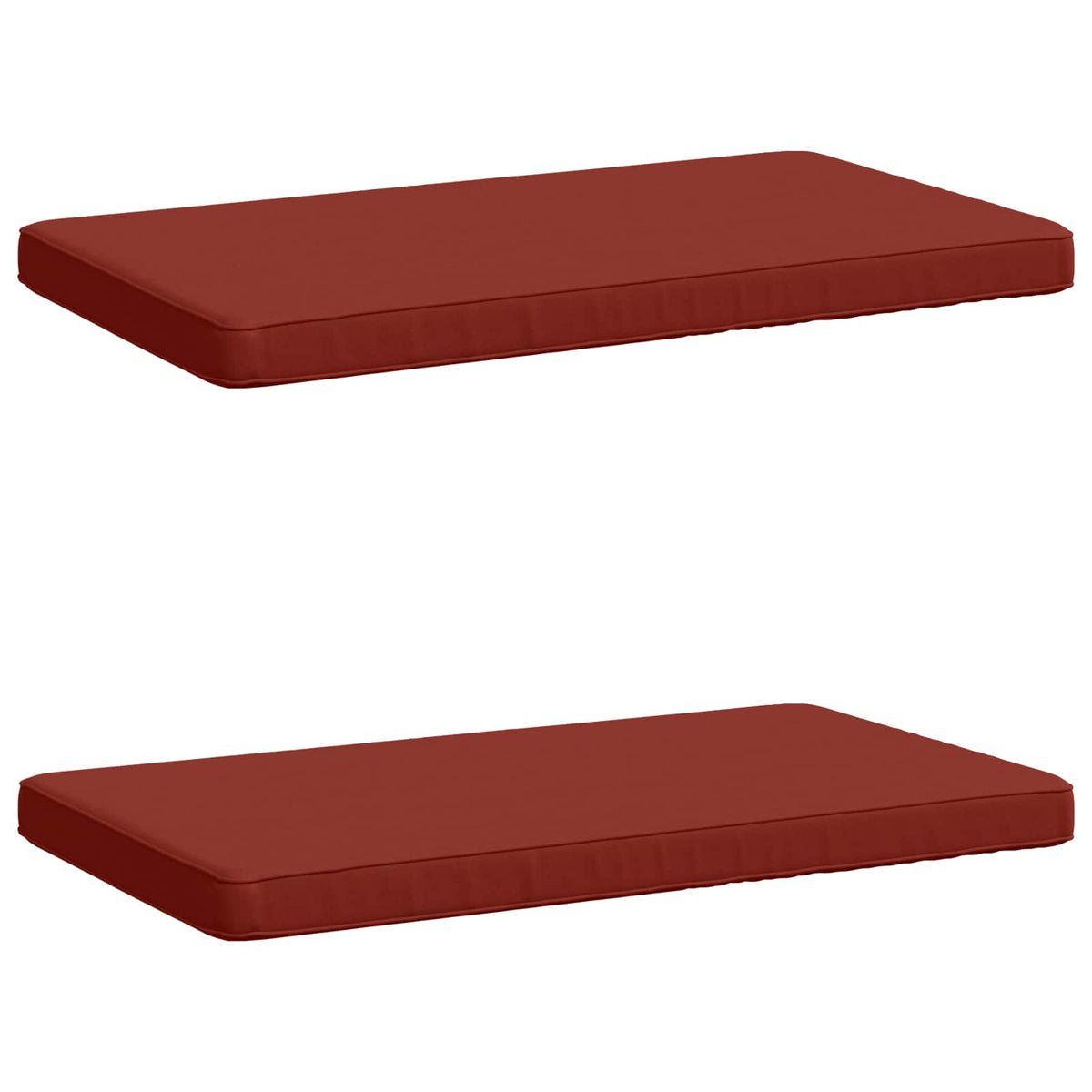 2-delige Bankkussens VUGHT 2 st 100% Polyester Rood