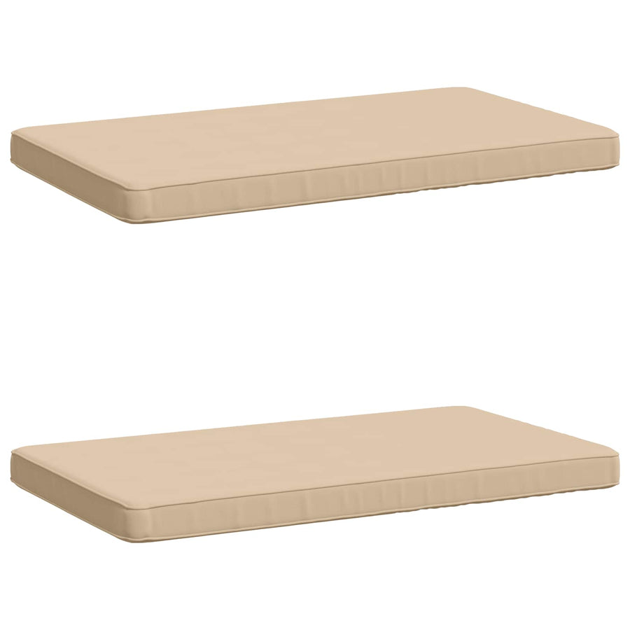 2-delige Bankkussens VUGHT 2 st 100% Polyester Crèmekleurig