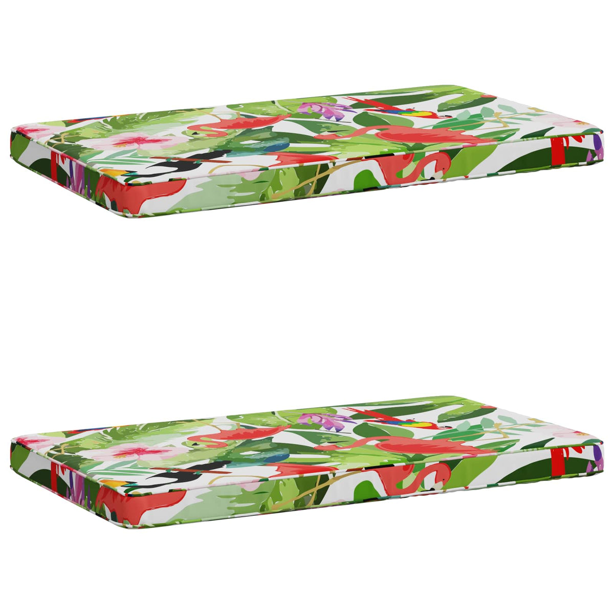 2-delige Bankkussens VUGHT 2 st 100% Polyester Meerkleurig