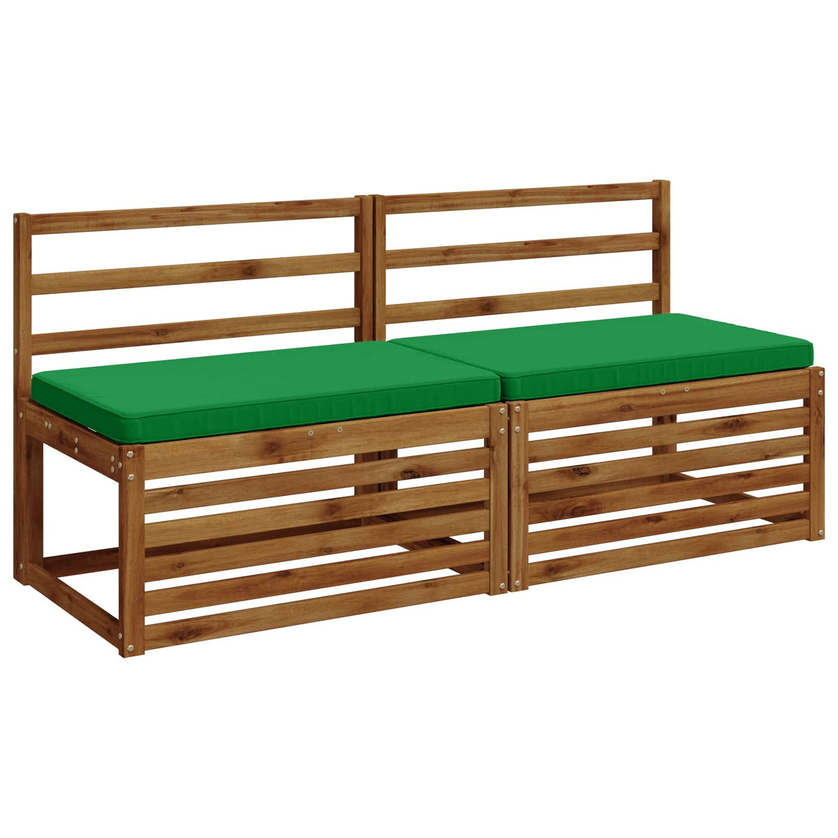 2-delige Bankkussens VUGHT 2 st 100% Polyester Groen