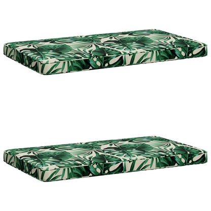 2-delige Bankkussens VUGHT 2 st 100% Polyester Bladpatroon