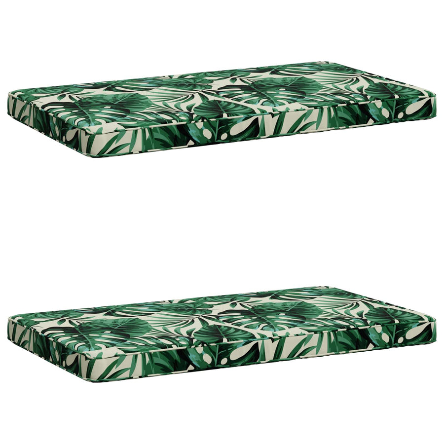 2-delige Bankkussens VUGHT 2 st 100% Polyester Bladpatroon