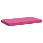 Bankkussen VUGHT 60x50x5 cm polyester roze