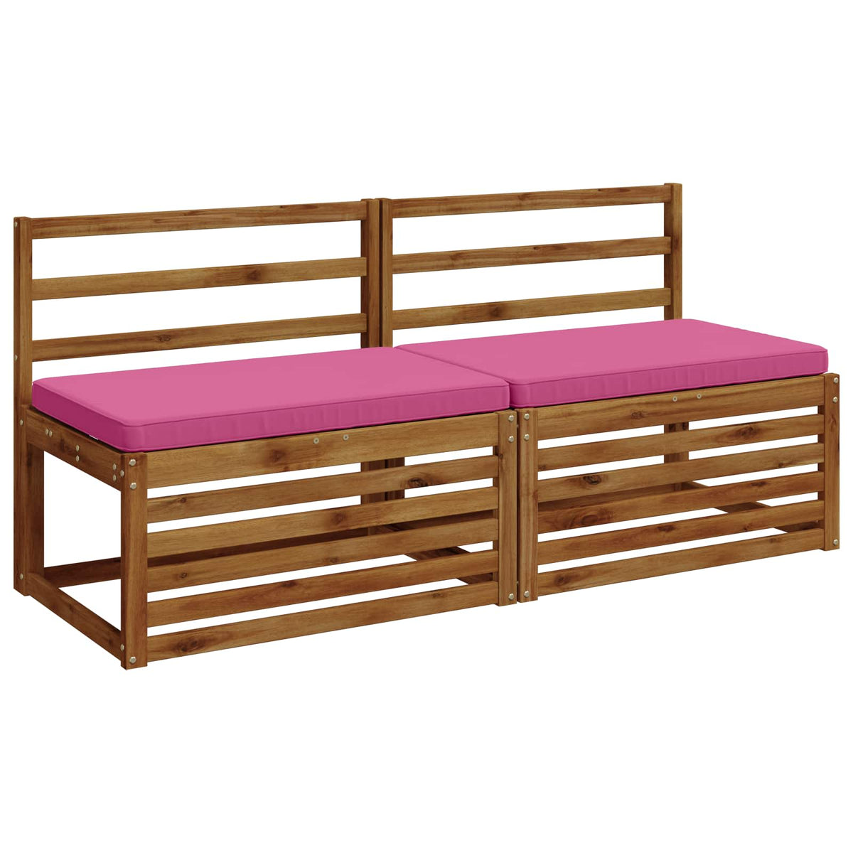 2-delige Bankkussens VUGHT 2 st 100% Polyester Roze