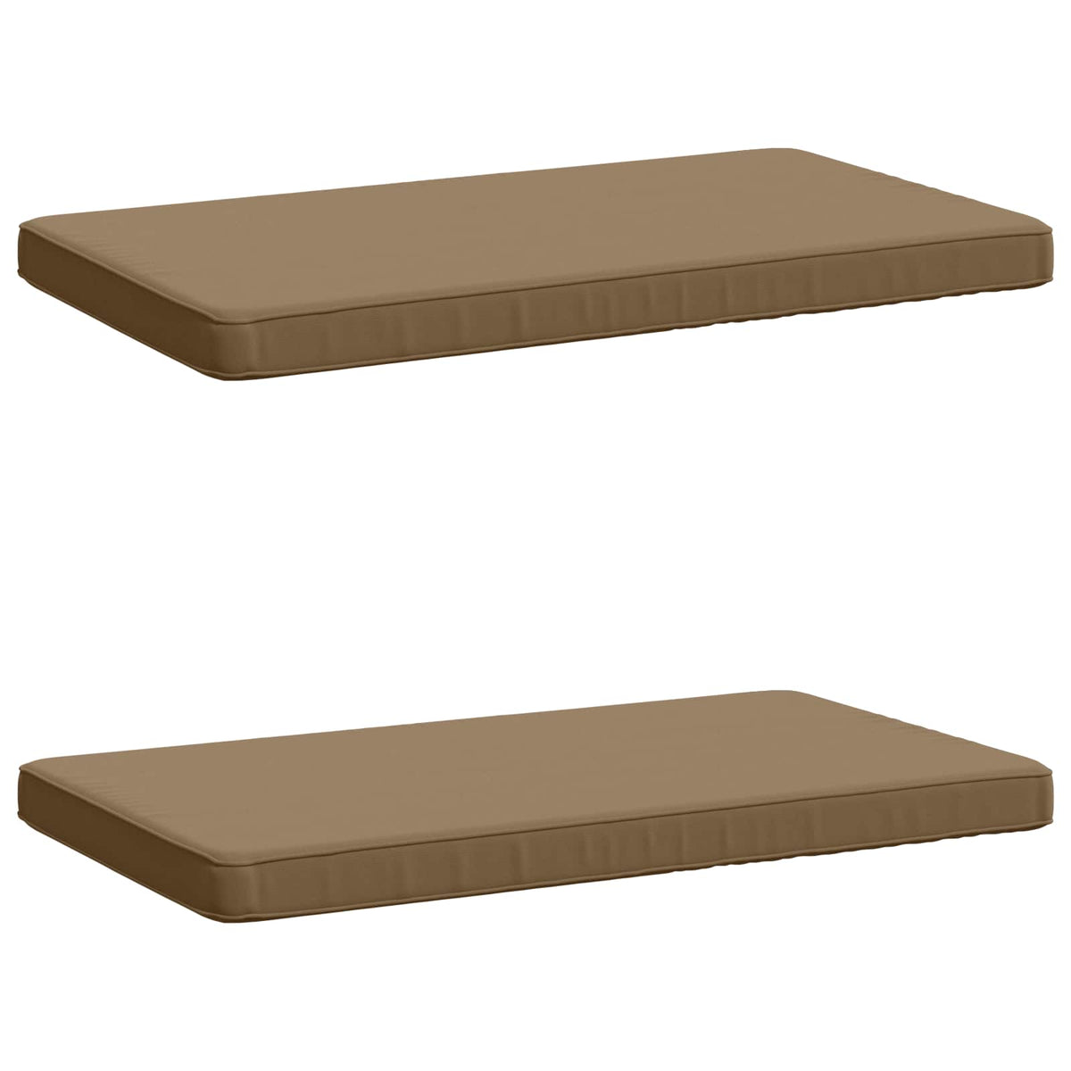 2-delige Bankkussens VUGHT 2 st 100% Polyester Taupe