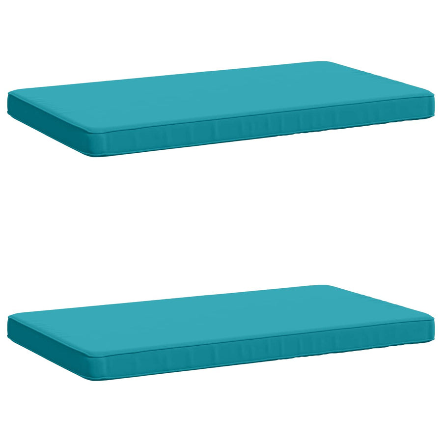 2-delige Bankkussens VUGHT 2 st 100% Polyester Turquoise