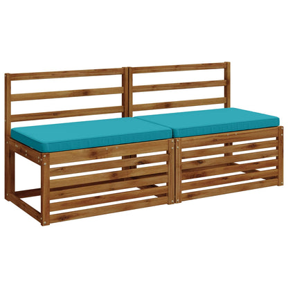2-delige Bankkussens VUGHT 2 st 100% Polyester Turquoise