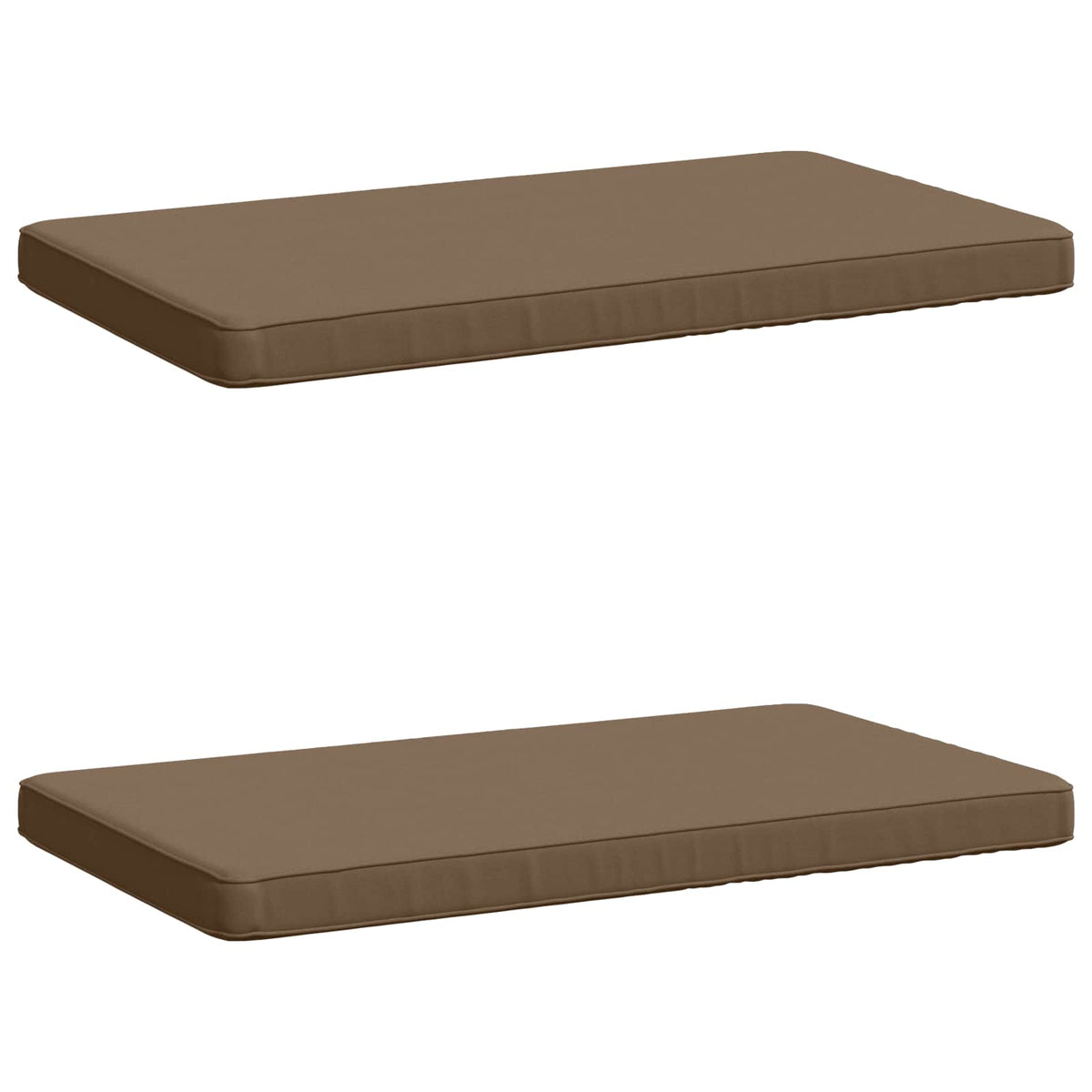 2-delige Bankkussens VUGHT 2 st 100% Polyester Taupe