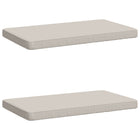 Bankkussens VUGHT 2 stuks wit polyester