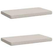 Bankkussens VUGHT 2 stuks wit polyester