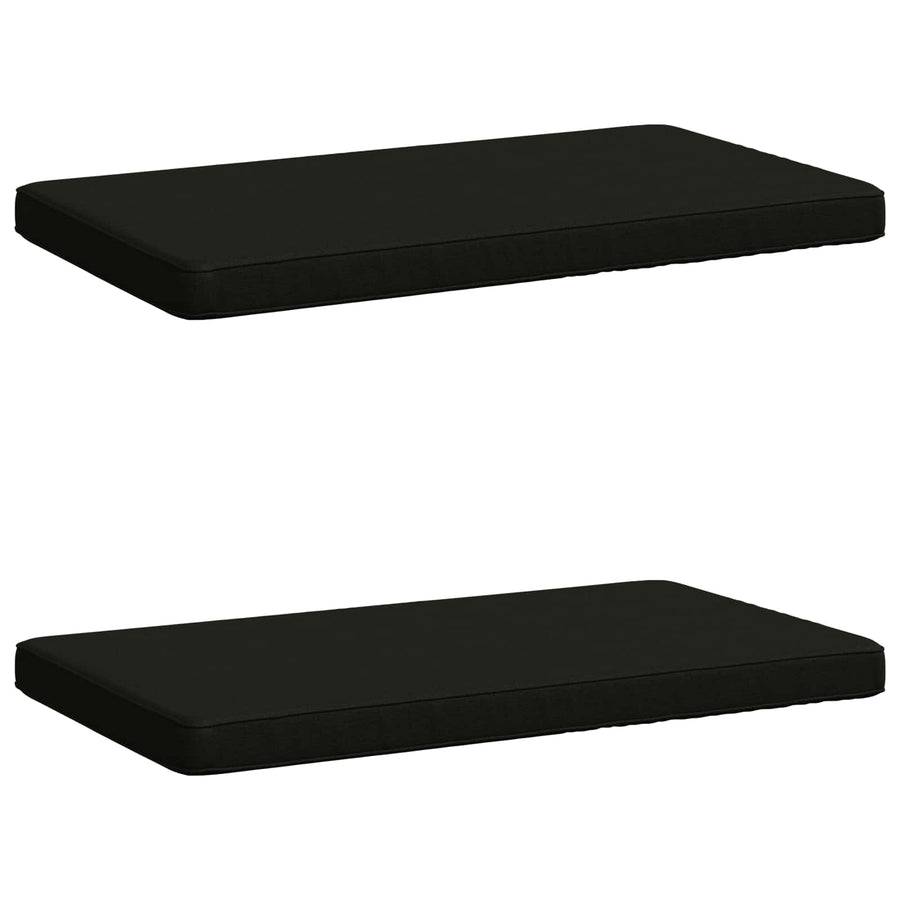 2-delige Bankkussens VUGHT 2 st 100% Polyester Zwart