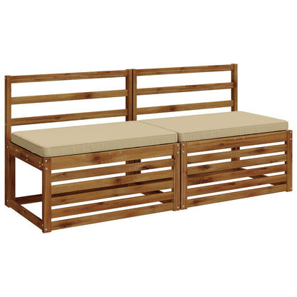 2-delige Bankkussens VUGHT 2 st 100% Polyester Beige