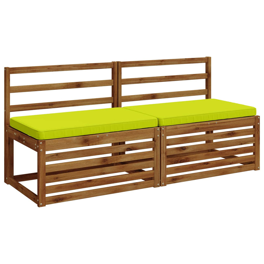 2-delige Bankkussens VUGHT 2 st 100% Polyester Helder groen