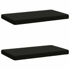 Bankkussens VUGHT 2 stuks 100% polyester zwart