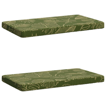 2-delige Bankkussens VUGHT 2 st 100% Polyester Bladontwerp