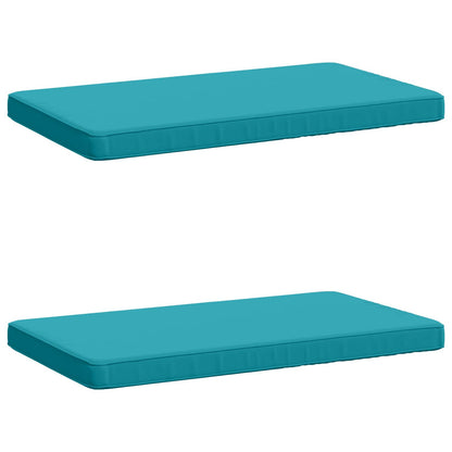 2-delige Bankkussens VUGHT 2 st 100% Polyester Turquoise