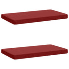 Bankkussens VUGHT 2 stuks wijnrood polyester