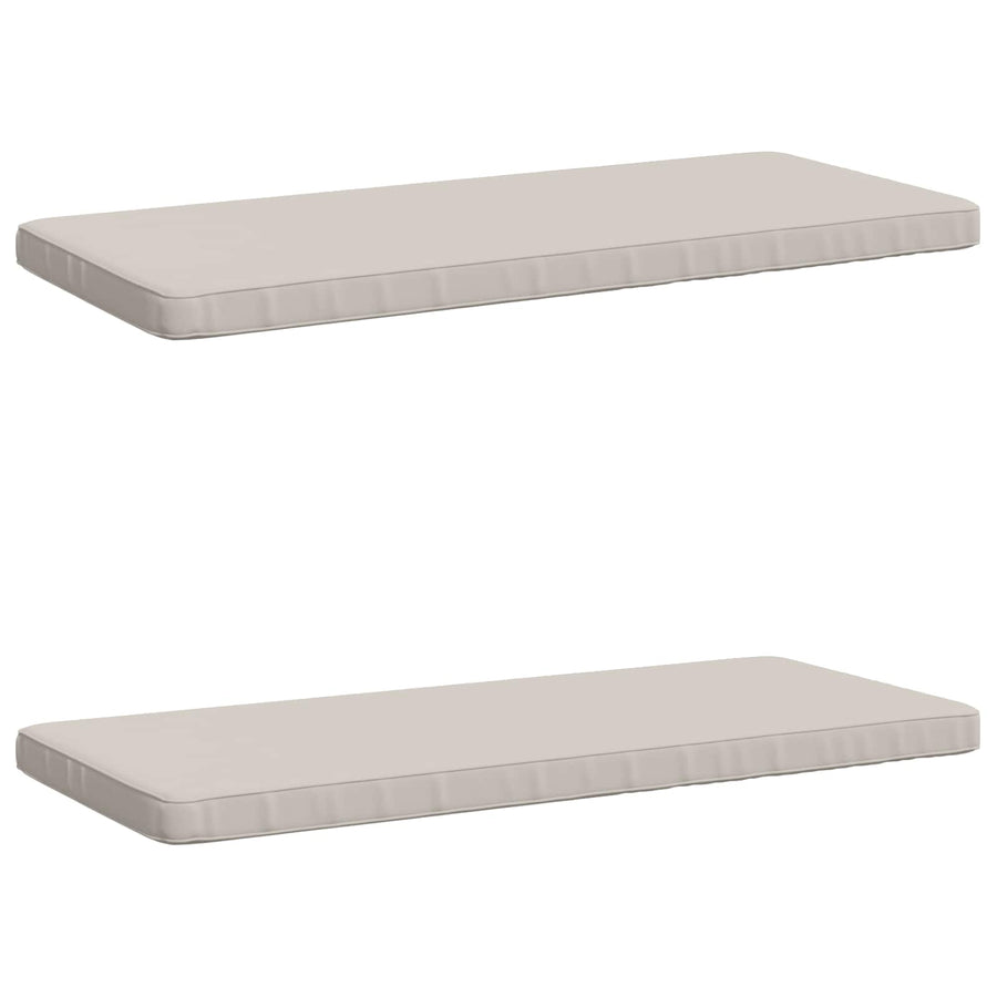 2-delige Bankkussens VUGHT 2 st 100% Polyester Wit