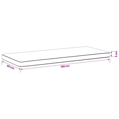 1-delig Bankkussen VUGHT 100% Polyester Zwart 100 x 50 x 5 cm