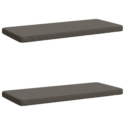 2-delige Bankkussens VUGHT 2 st 100% Polyester Grijs