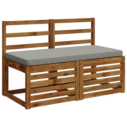 1-delig Bankkussen VUGHT 100% Polyester Grijs 100 x 50 x 5 cm