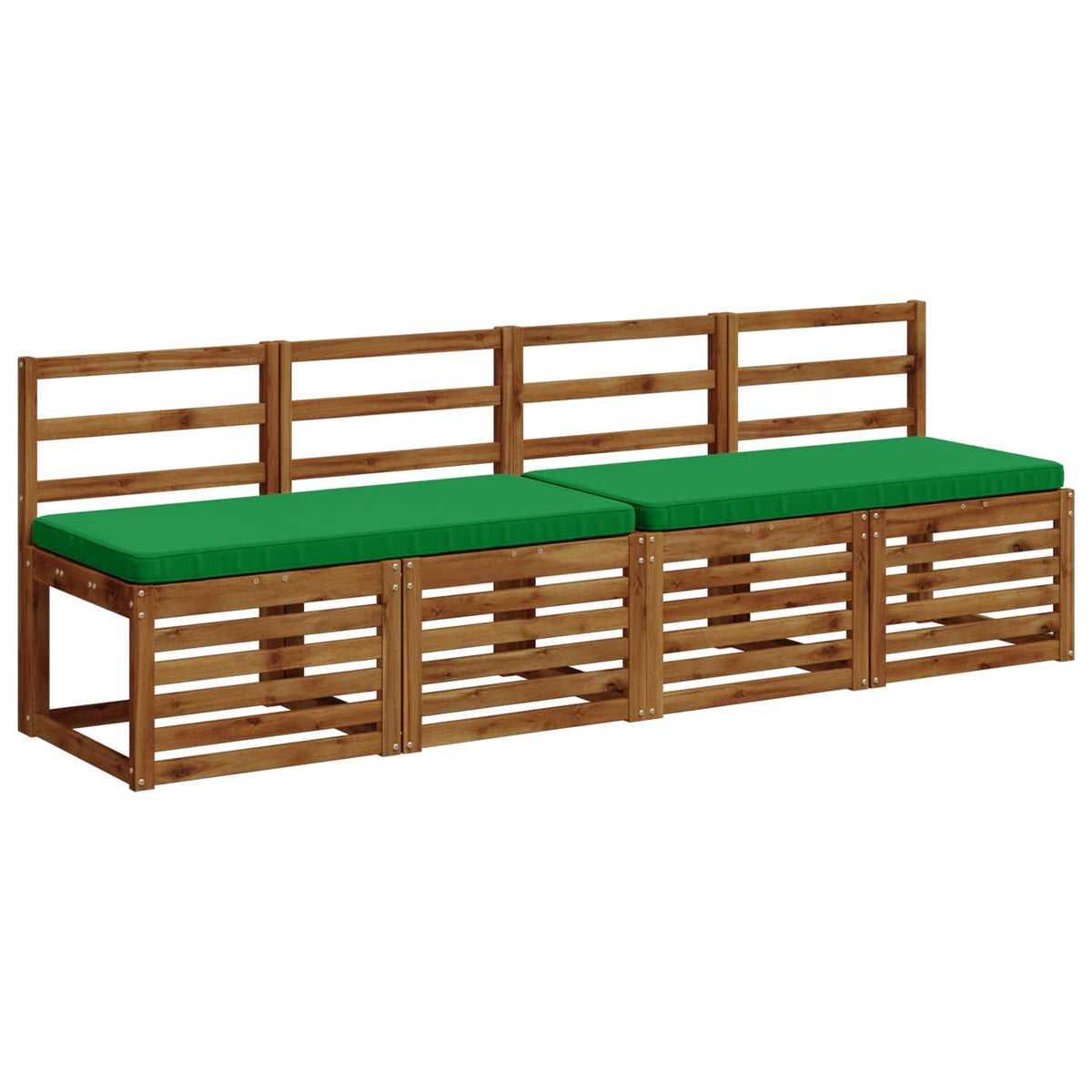 2-delige Bankkussens VUGHT 2 st 100% Polyester Groen
