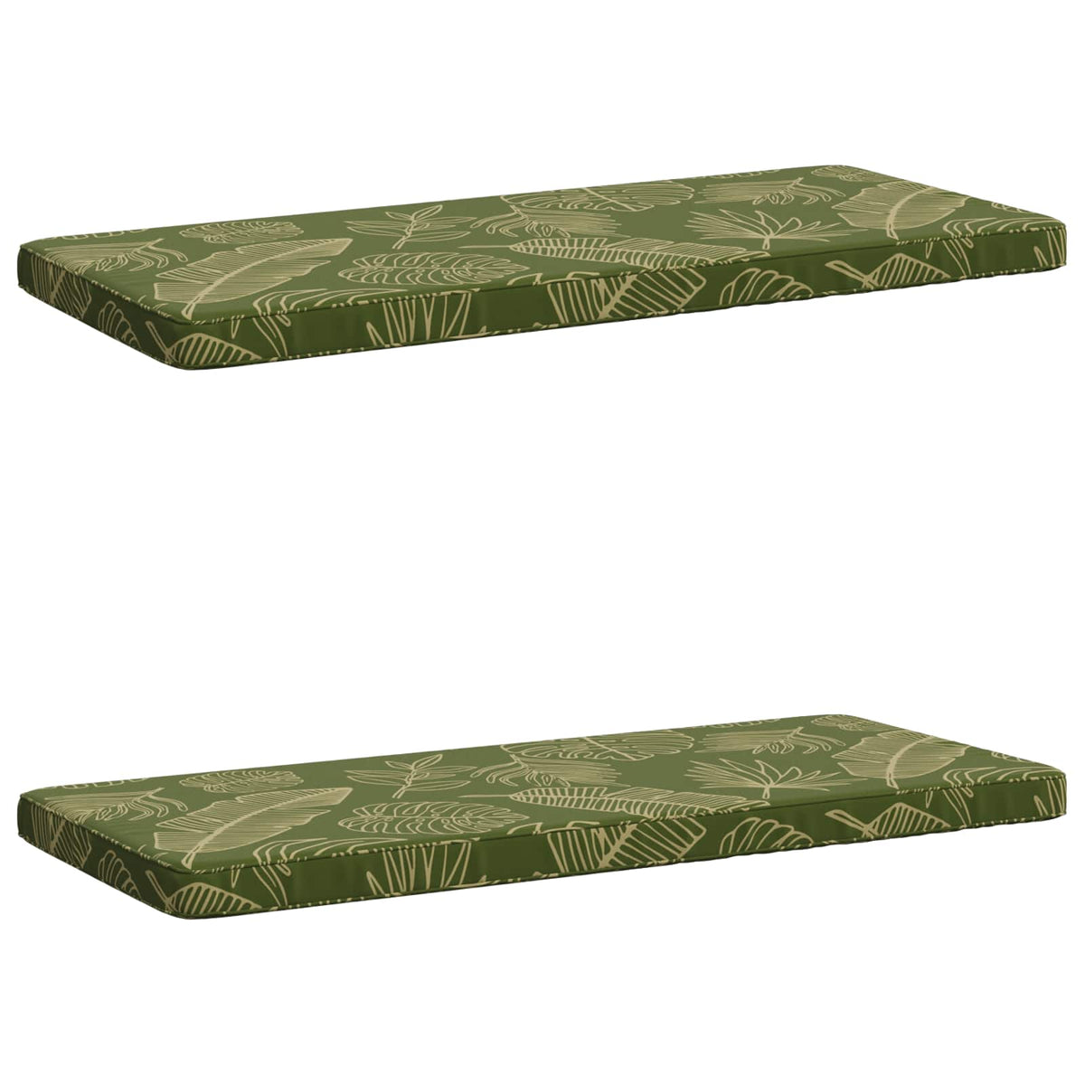 2-delige Bankkussens VUGHT 2 st 100% Polyester Bladontwerp
