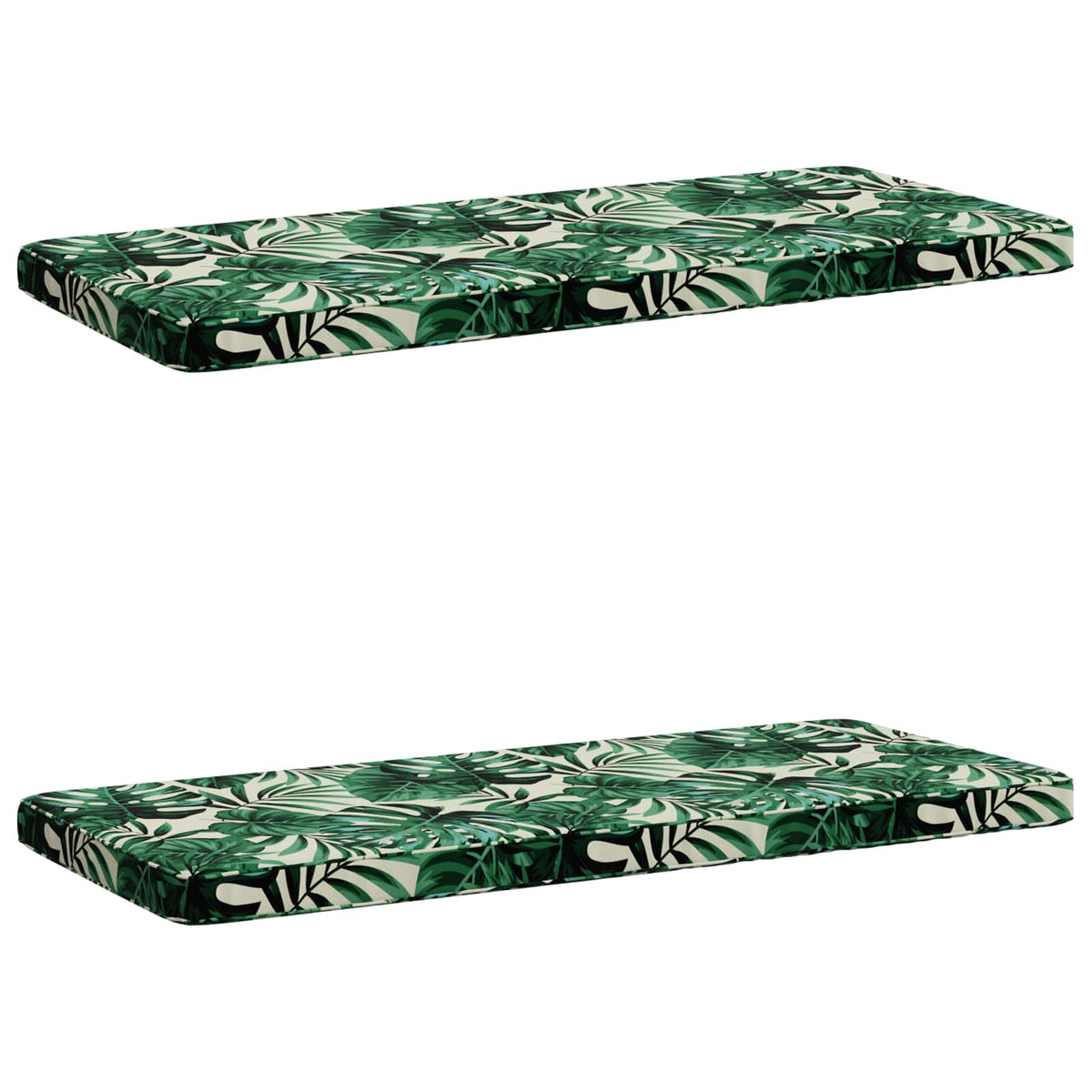 2-delige Bankkussens VUGHT 2 st 100% Polyester Bladpatroon