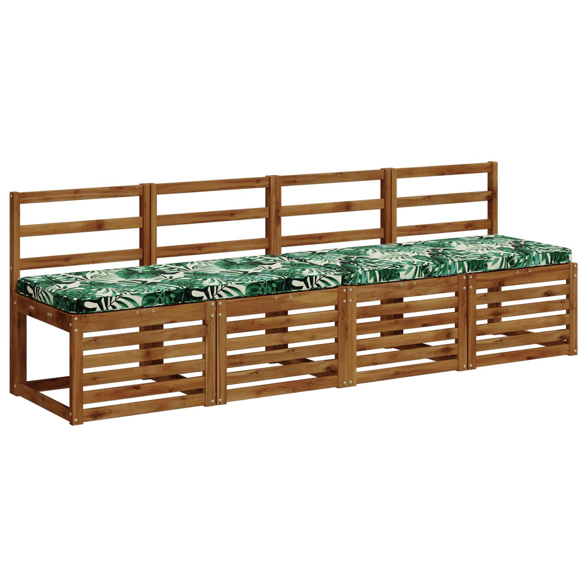 2-delige Bankkussens VUGHT 2 st 100% Polyester Bladpatroon