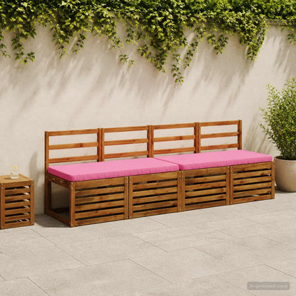 1-delig Bankkussen VUGHT 100% Polyester Roze 100 x 50 x 5 cm