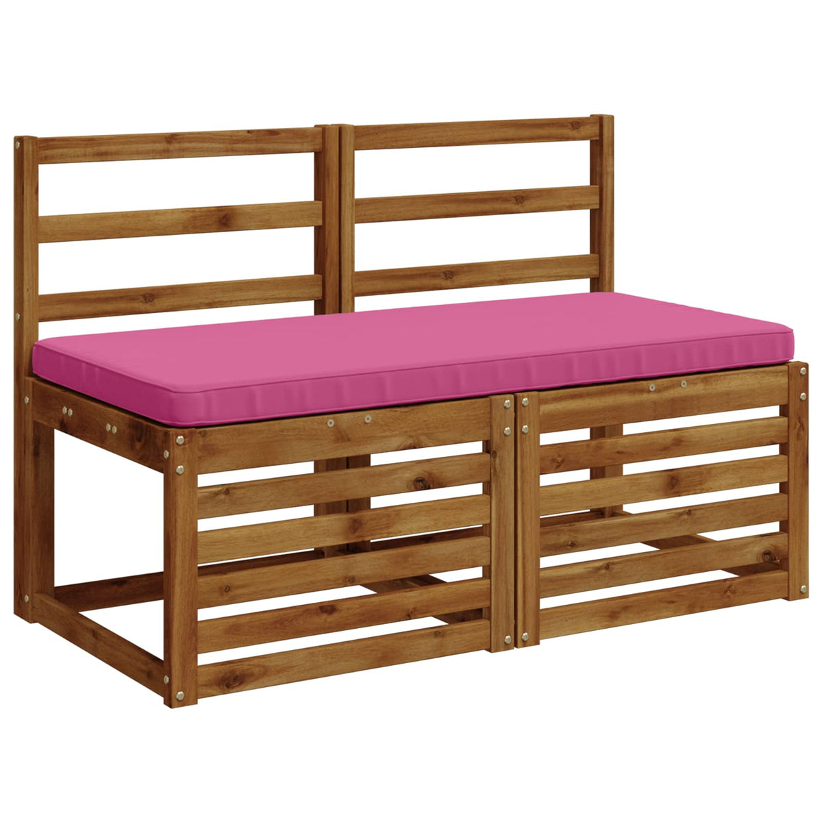1-delig Bankkussen VUGHT 100% Polyester Roze 100 x 50 x 5 cm