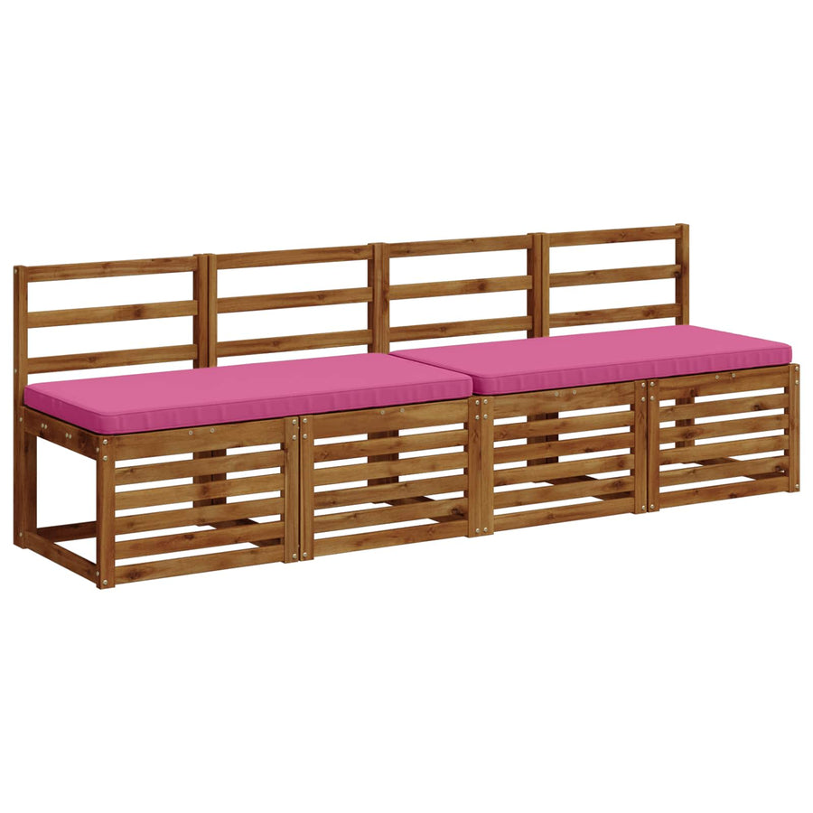 2-delige Bankkussens VUGHT 2 st 100% Polyester Roze