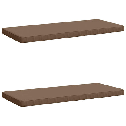 2-delige Bankkussens VUGHT 2 st 100% Polyester Taupe