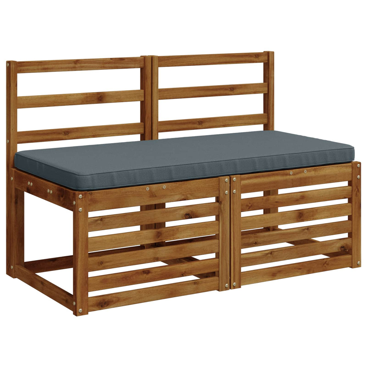 1-delig Bankkussen VUGHT 100% Polyester Blauw 110 x 50 x 5 cm