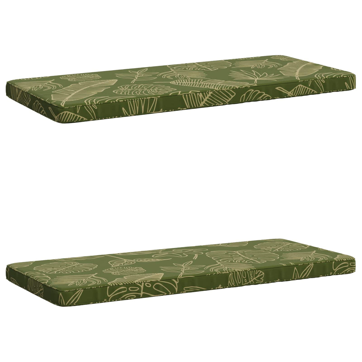 2-delige Bankkussens VUGHT 2 st 100% Polyester Bladontwerp