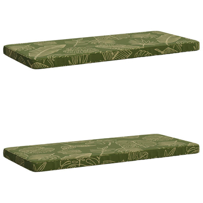 2-delige Bankkussens VUGHT 2 st 100% Polyester Bladontwerp