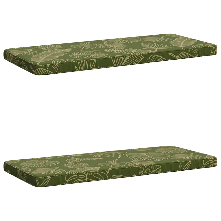 2-delige Bankkussens VUGHT 2 st 100% Polyester Bladontwerp