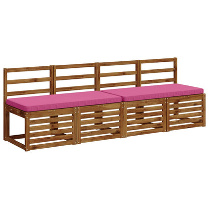 2-delige Bankkussens VUGHT 2 st 100% Polyester Roze